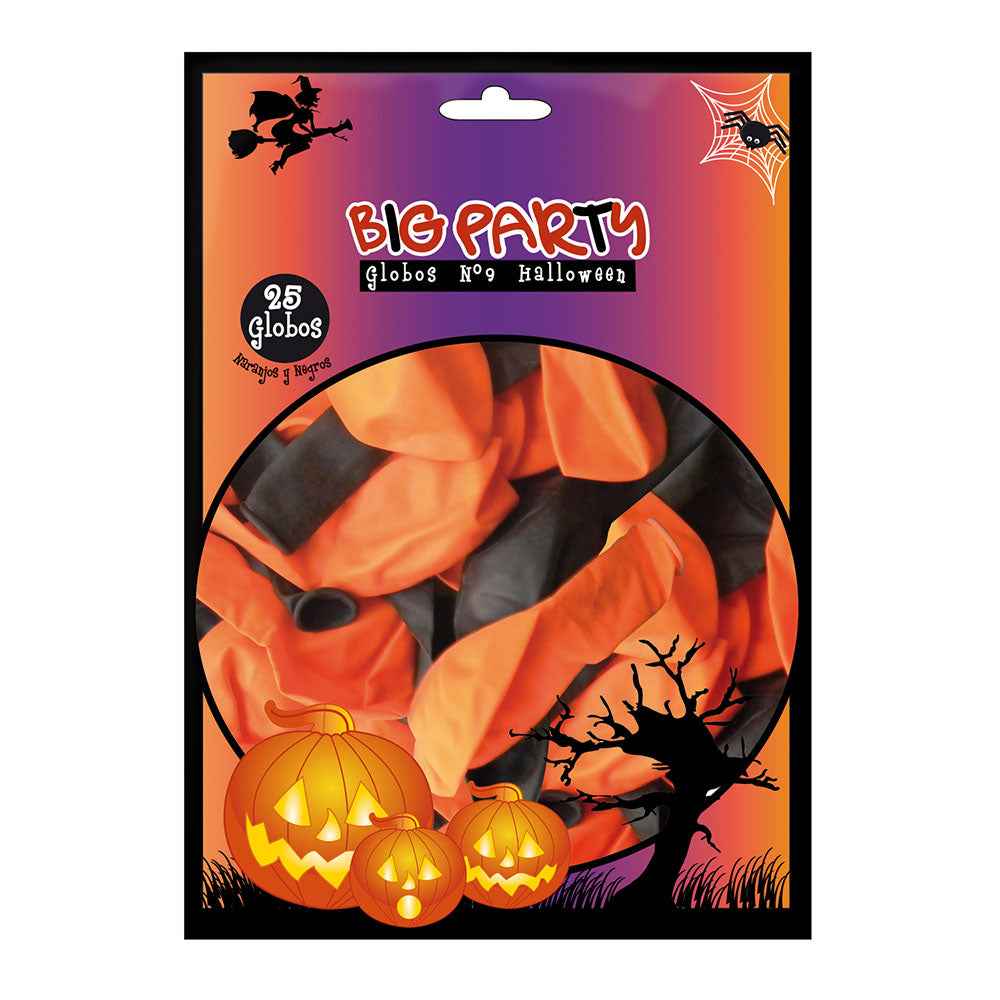 Globo N° 9 Halloween 25Un Big Party | Big Party